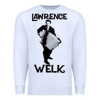 White lawrence welk   name   the black stencil Premium Sweatshirt - tuanDangUi