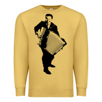 Antique Gold lawrence welk   no name   the black stencil Premium Sweatshirt - tuanDangUi