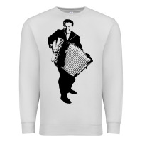 Dove Grey lawrence welk   no name   the black stencil Premium Sweatshirt - tuanDangUi