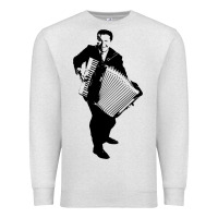 Oatmeal Heather lawrence welk   no name   the black stencil Premium Sweatshirt - tuanDangUi