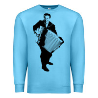 Ocean Blue lawrence welk   no name   the black stencil Premium Sweatshirt - tuanDangUi