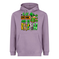 Lavender Eat drink and be Irish St. Patrick's Heavyweight Hoodie - LillyAllenDesigns