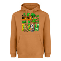 Meerkat Eat drink and be Irish St. Patrick's Heavyweight Hoodie - LillyAllenDesigns
