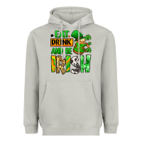 Moon Dust Eat drink and be Irish St. Patrick's Heavyweight Hoodie - LillyAllenDesigns