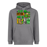 Storm Eat drink and be Irish St. Patrick's Heavyweight Hoodie - LillyAllenDesigns