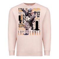 Pale Pink lost planet Premium Sweatshirt - tuanDangUi
