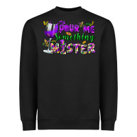 Black Pour me something mister Heavyweight Sweatshirt - FaDigitalArtStudio