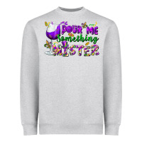 Heather Grey Pour me something mister Heavyweight Sweatshirt - FaDigitalArtStudio