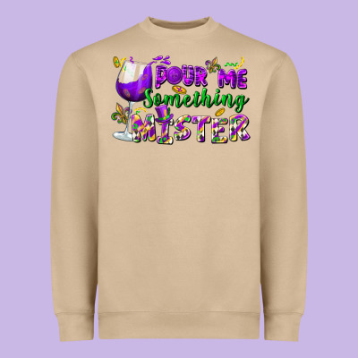 Pour Me Something Mister Heavyweight Sweatshirt Designed By Fadigitalartstudio