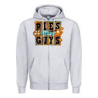Heather Grey pies before guys Zipper Hoodie - FaDigitalArtStudio
