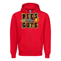 Red pies before guys Zipper Hoodie - FaDigitalArtStudio