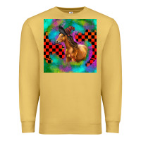 Antique Gold Halloween Quarter Horse Premium Sweatshirt - LillyAllenDesigns