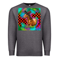 Charcoal Heather Halloween Quarter Horse Premium Sweatshirt - LillyAllenDesigns