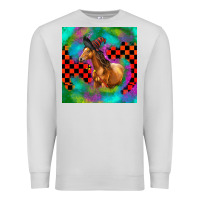 Dove Grey Halloween Quarter Horse Premium Sweatshirt - LillyAllenDesigns