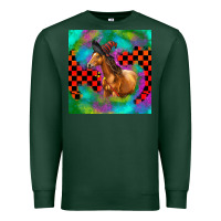 Sports Green Halloween Quarter Horse Premium Sweatshirt - LillyAllenDesigns