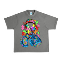 Tornado autism awareness with boxing gloves Urban Heavy Tee - NancyCooperArtShop