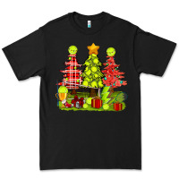 Black Christmas With Tennis Trees Premium Tee - BundleAndBundleShop