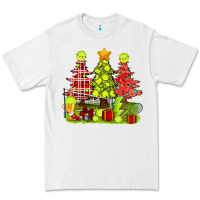 White Christmas With Tennis Trees Premium Tee - BundleAndBundleShop