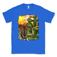True Royal western boots with cactus and desert Classic Tee - RanaPortraitStore