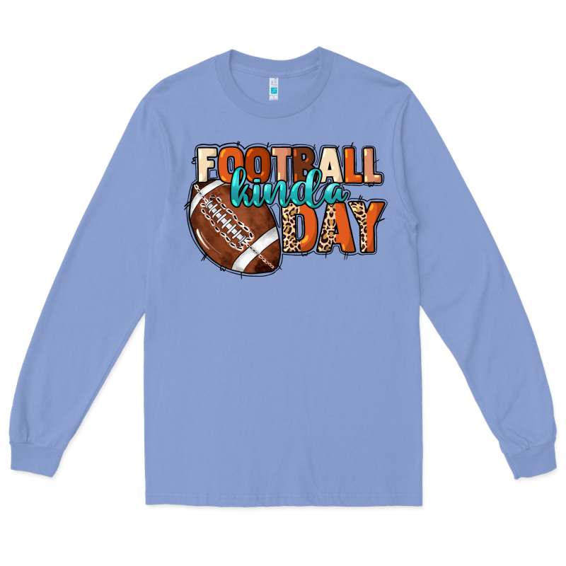 Football Kinda Day Long Sleeve Tee by HowdyJamesFarm | Teevron