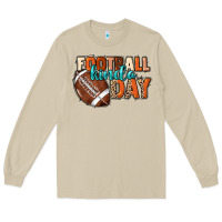 Mushroom Football kinda day Long Sleeve Tee - HowdyJamesFarm