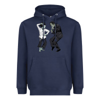 Navy pulp frankenstein Heavyweight Hoodie - tuanDangUi