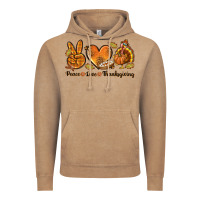 Vintage Coffee Peace Love Thanksgiving Vintage Hoodie - texasbilliewilder