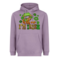 Lavender kiss me im irish st patricks lip stain Heavyweight Hoodie - LillyAllenDesigns