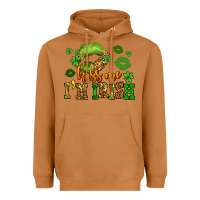 Meerkat kiss me im irish st patricks lip stain Heavyweight Hoodie - LillyAllenDesigns