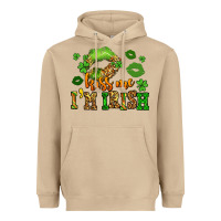 Mushroom kiss me im irish st patricks lip stain Heavyweight Hoodie - LillyAllenDesigns
