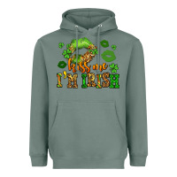 Sage kiss me im irish st patricks lip stain Heavyweight Hoodie - LillyAllenDesigns