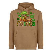 Toasted Coconut kiss me im irish st patricks lip stain Heavyweight Hoodie - LillyAllenDesigns