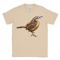 Mushroom Ccarolina Wren Classic Tee - LillyAllenDesigns