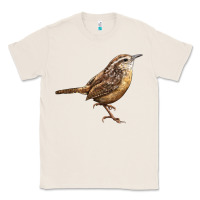 Natural Ccarolina Wren Classic Tee - LillyAllenDesigns