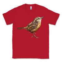 Red Ccarolina Wren Classic Tee - LillyAllenDesigns