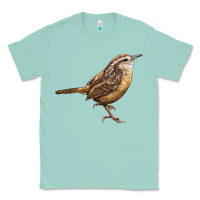 Seafoam Ccarolina Wren Classic Tee - LillyAllenDesigns