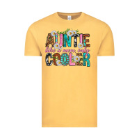 Vintage Mustard Auntie Like a Mom Only Cooler Vintage Tee - texasbilliewilder