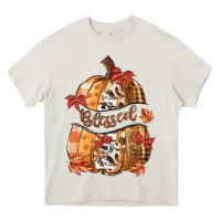 Cream blessed Heavy Core Tee - MaliasSmallBusiness