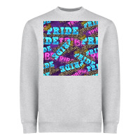 Heather Grey pride tribe seamless pattern Heavyweight Sweatshirt - FaDigitalArtStudio