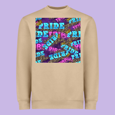 Pride Tribe Seamless Pattern Heavyweight Sweatshirt Designed By Fadigitalartstudio