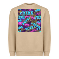 Mushroom pride tribe seamless pattern Heavyweight Sweatshirt - FaDigitalArtStudio
