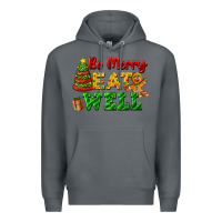 Rock be merry eat well Premium Hoodie - FaDigitalArtStudio