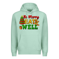 Seafoam be merry eat well Premium Hoodie - FaDigitalArtStudio