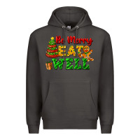 Smoke be merry eat well Premium Hoodie - FaDigitalArtStudio