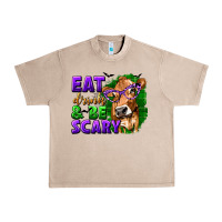 French Oak Eat Drink and Be Scary with Halloween Urban Heavy Tee - texasbilliewilder