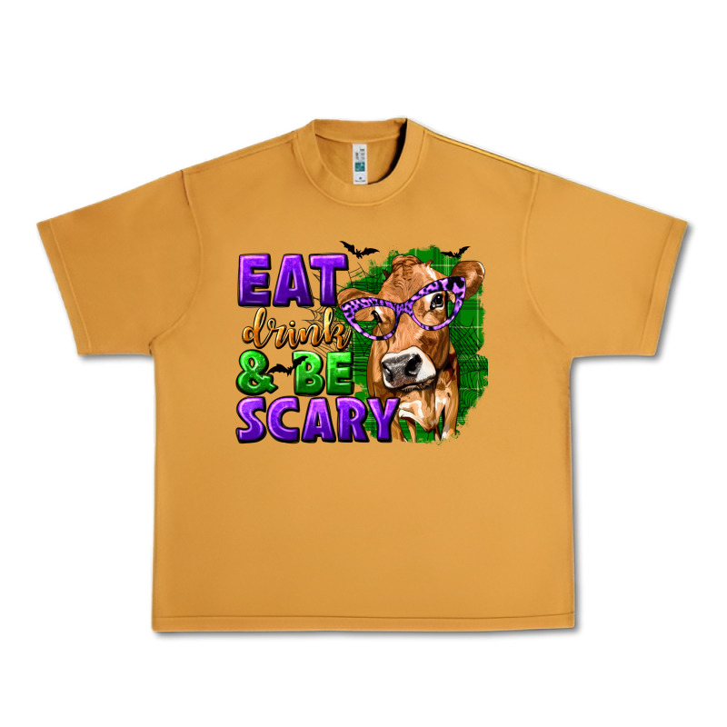 Eat Drink And Be Scary With Halloween Urban Heavy Tee by texasbilliewilder | Teevron