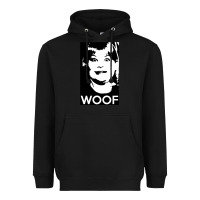 Black buzz your girlfriend   woof! Heavyweight Hoodie - tuanDangUi