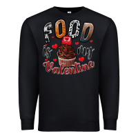 Black Food İs My Valentine Premium Sweatshirt - SublimationCraftShop