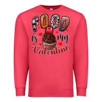 Cardinal Food İs My Valentine Premium Sweatshirt - SublimationCraftShop