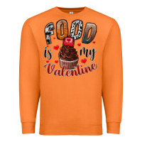 Carrot Food İs My Valentine Premium Sweatshirt - SublimationCraftShop